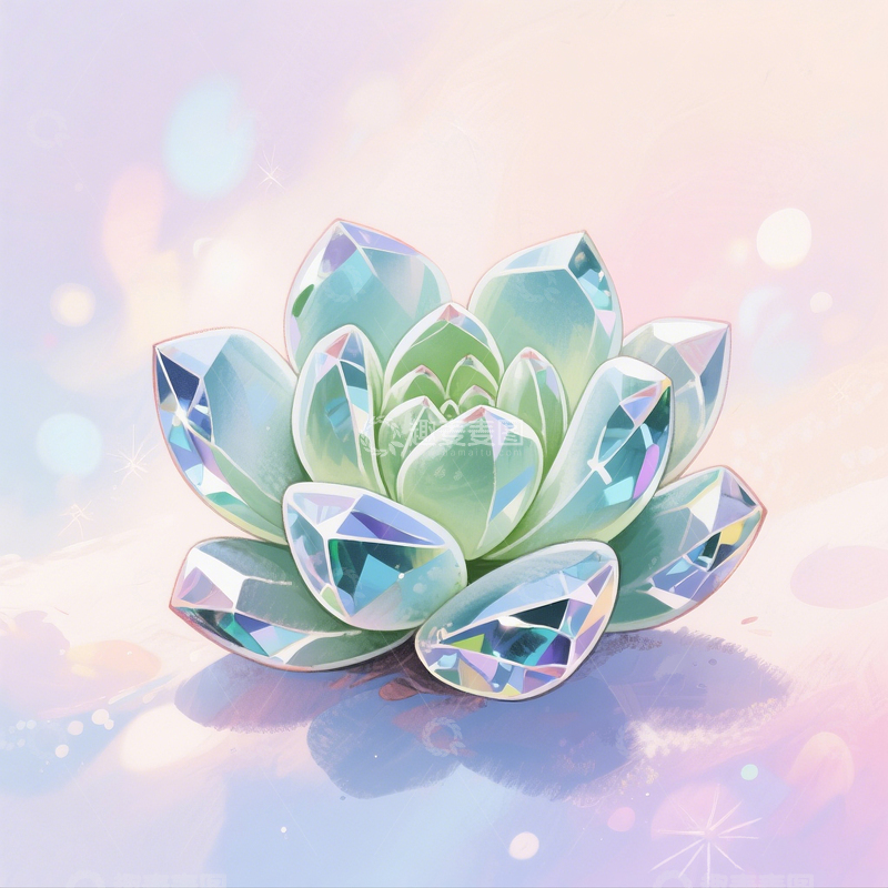 高清大图下载【趣麦麦图】手绘宝石姬胧月1