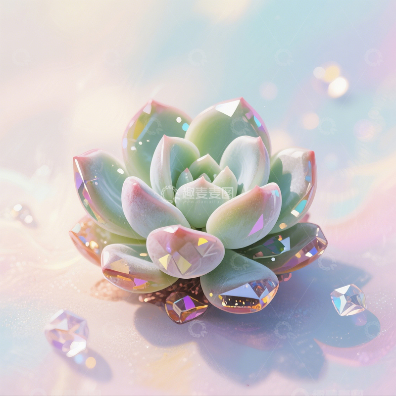 高清大图下载【趣麦麦图】手绘宝石姬胧月