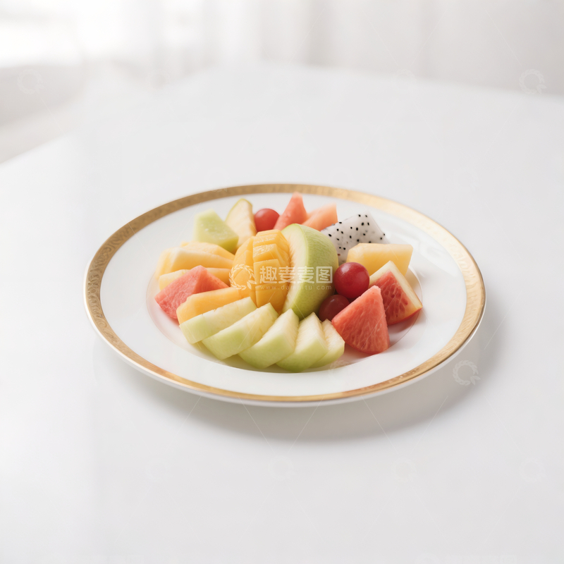 高清大图下载【趣麦麦图】水果拼盘甜品1