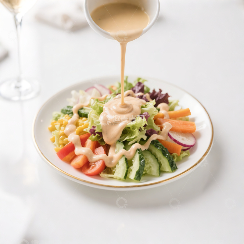 高清大图下载【趣麦麦图】蔬菜沙拉配菜