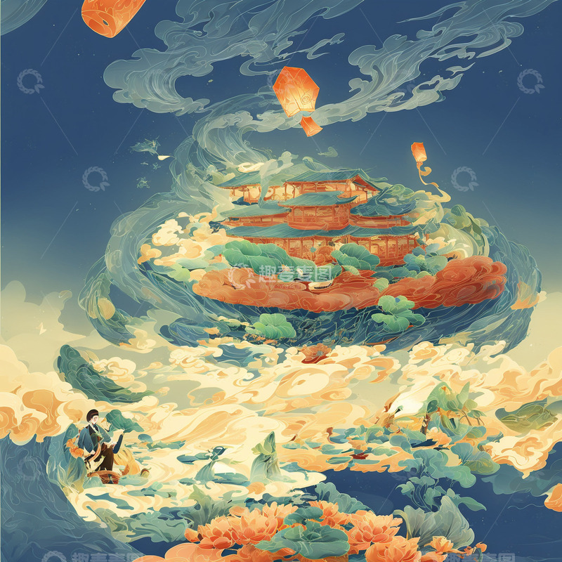 高清大图下载【趣麦麦图】劳动节插画3