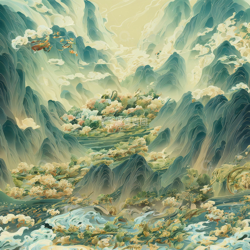 高清大图下载【趣麦麦图】国潮插画30