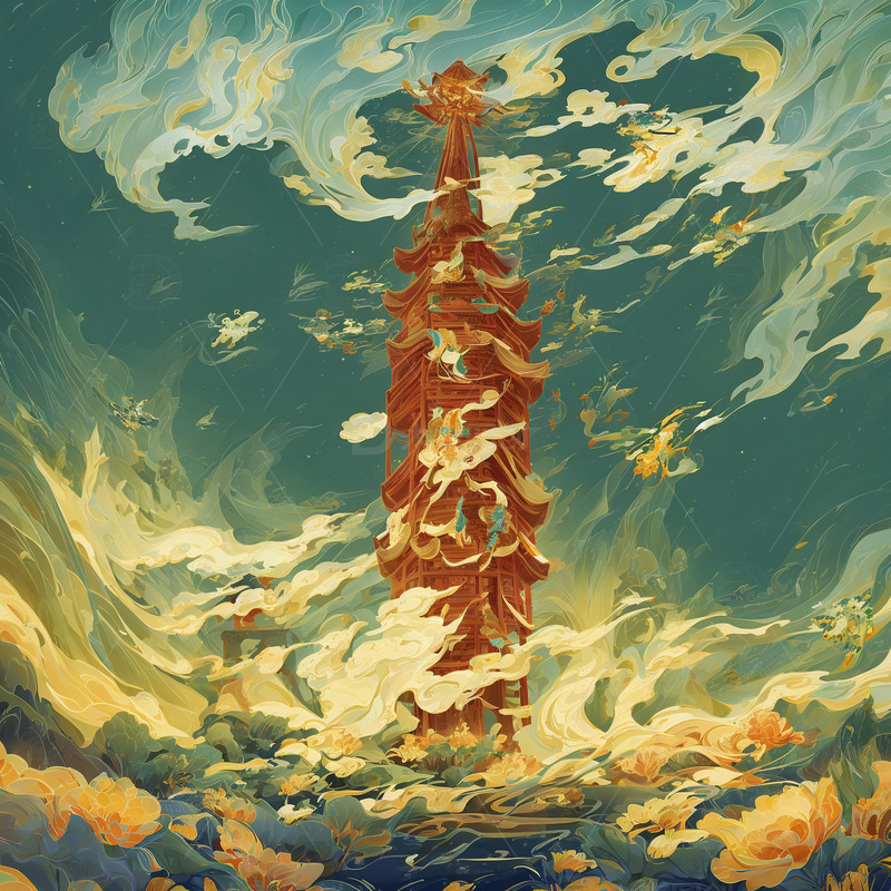 高清大图下载【趣麦麦图】国潮插画3