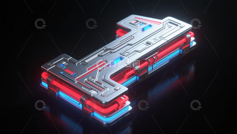 高清大图下载【趣麦麦图】赛博机械数字11