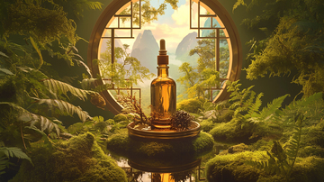 大自然电商创意背景图