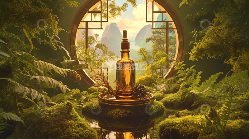 高清大图下载【趣麦麦图】大自然电商创意背景图