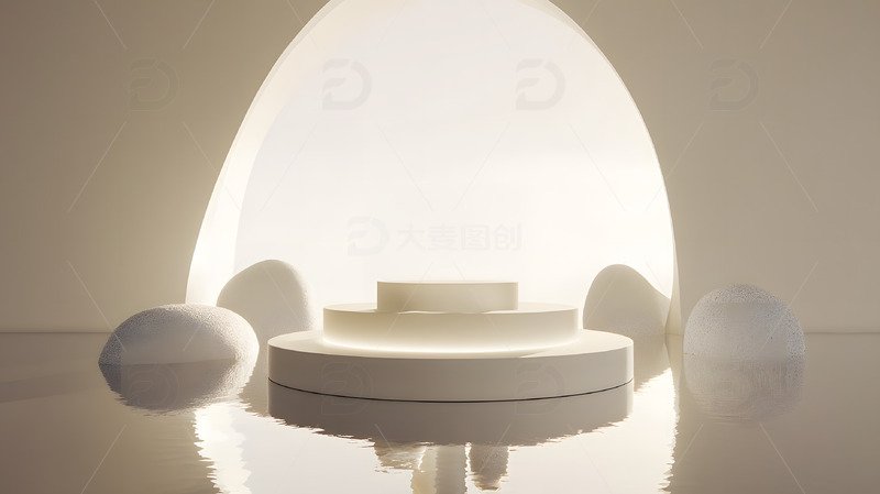 简约电商C4D场景