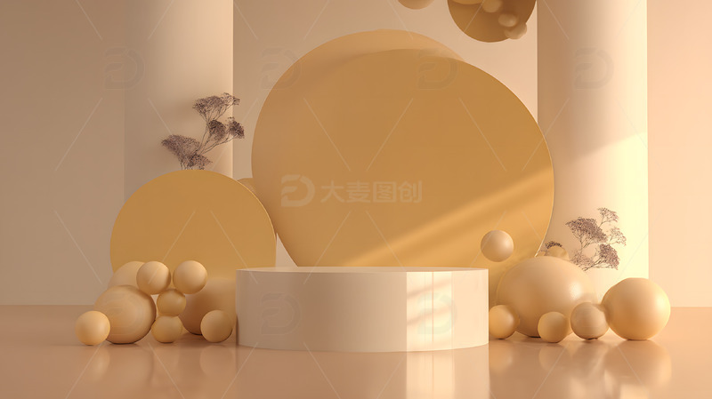 简约电商C4D场景3