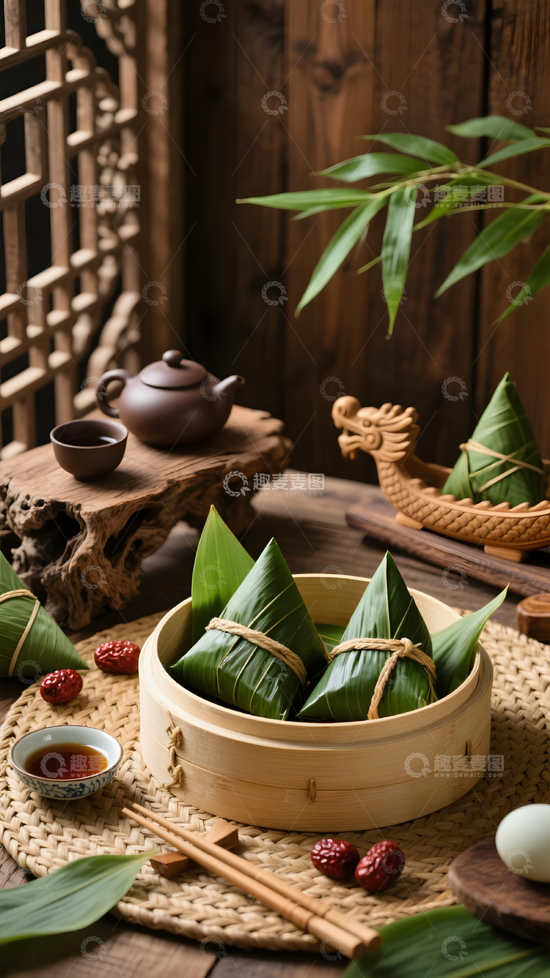高清大图下载【趣麦麦图】粽子摄影图端午节美食摄影