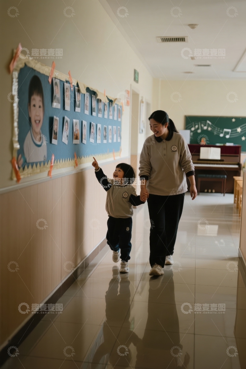 高清大图下载【趣麦麦图】童年与陪伴