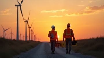 风力发电场维护