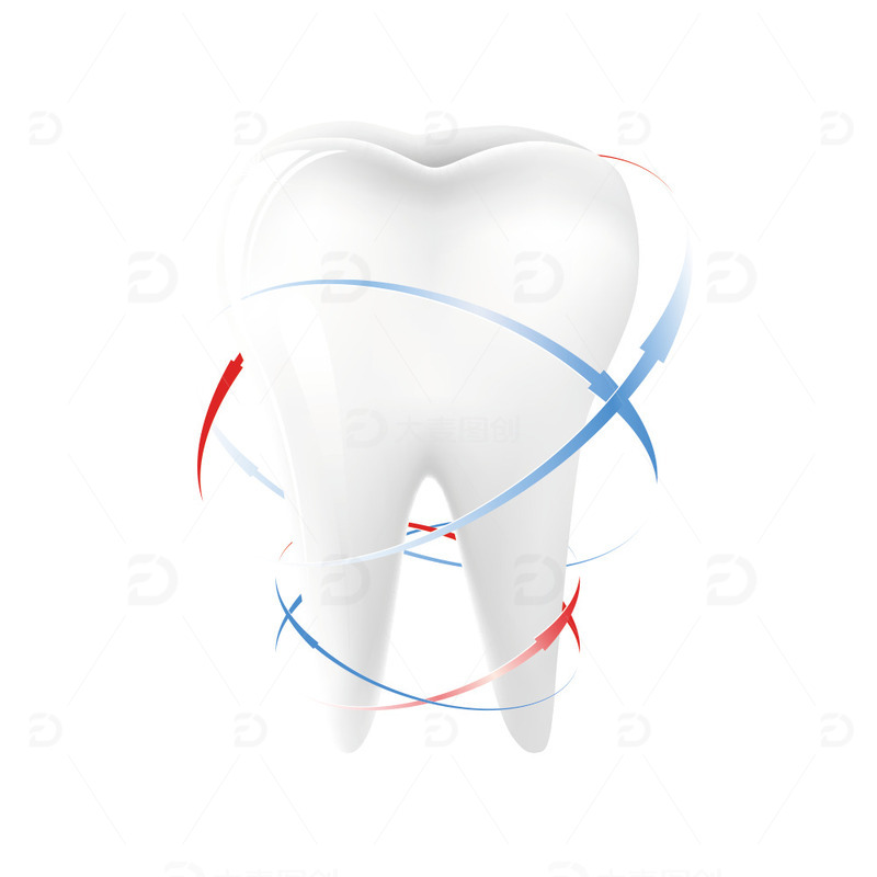 高清大图下载【趣麦麦图】白色大号牙齿