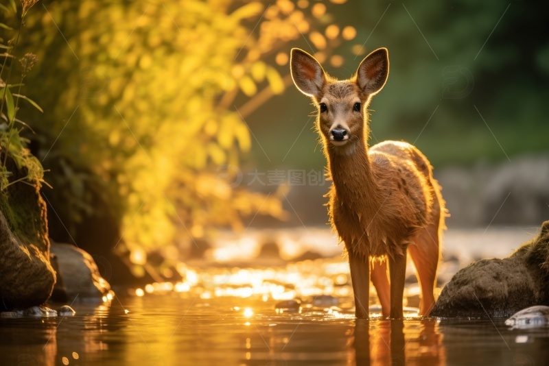 森林里的一只小鹿