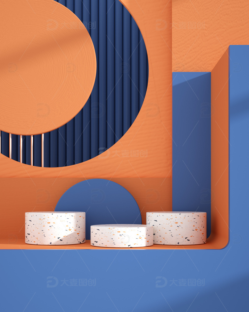 电商立体创意背景图3