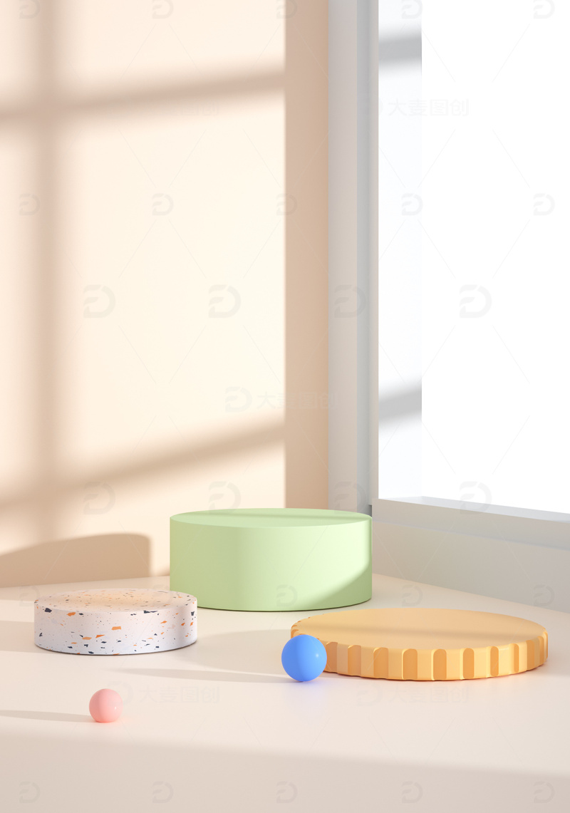 电商立体创意背景图13