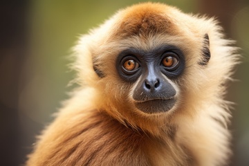 一只金丝猴特写