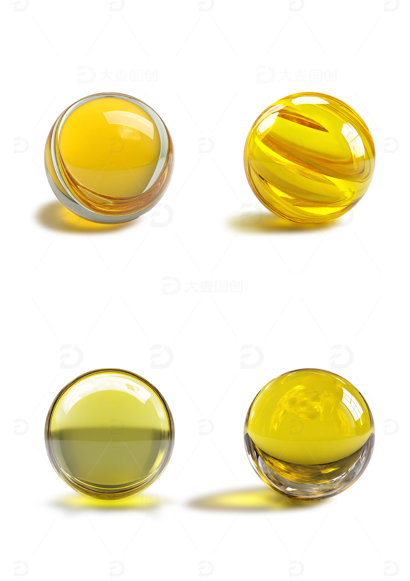 护肤精华分子元素球