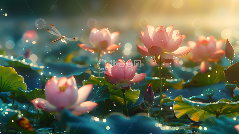 高清大图下载【趣麦麦图】莲花荷花荷叶荷塘2