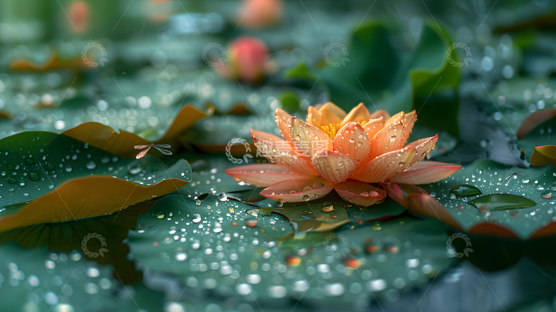 高清大图下载【趣麦麦图】莲花荷花荷叶荷塘1