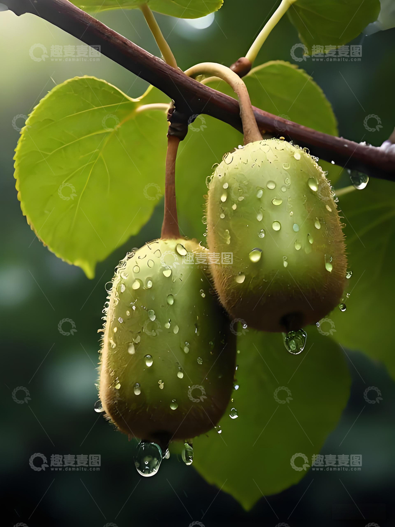 高清大图下载【趣麦麦图】美味水果绿色黄心猕猴桃奇异果摄影图6