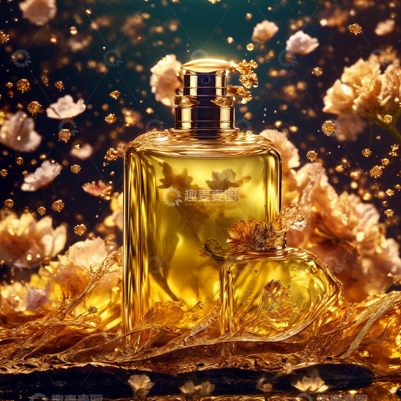 高清大图下载【趣麦麦图】精华液化妆品5