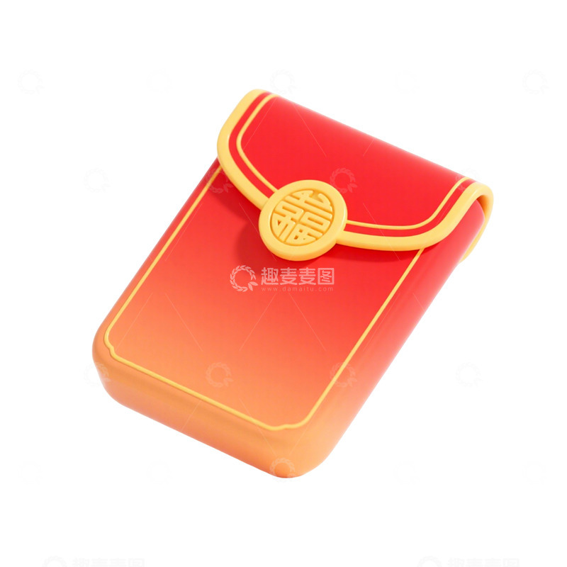 高清大图下载【趣麦麦图】3D立体红包装饰1