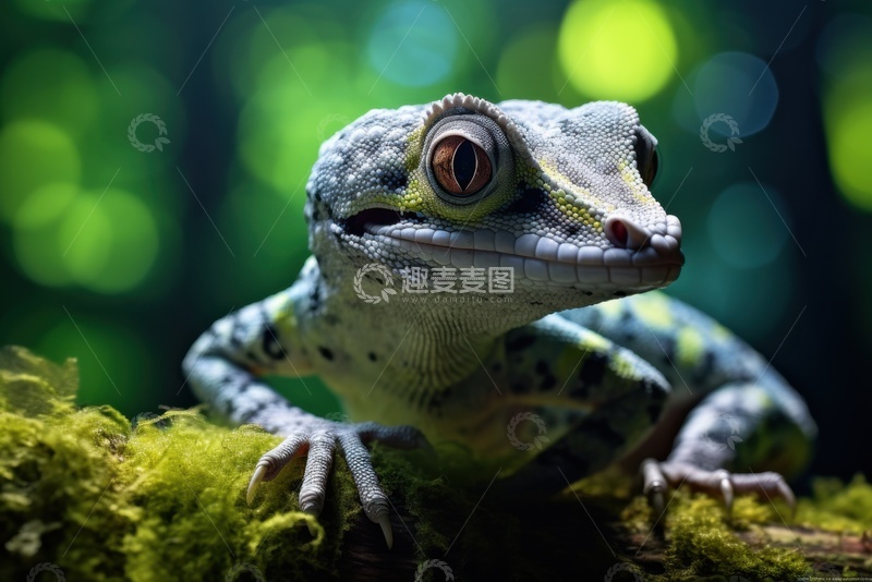 高清大图下载【趣麦麦图】一只爬山虎特写