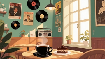 咖啡厅复古温馨氛围