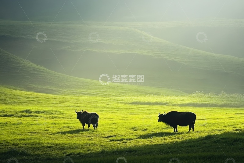 高清大图下载【趣麦麦图】草原自然风景