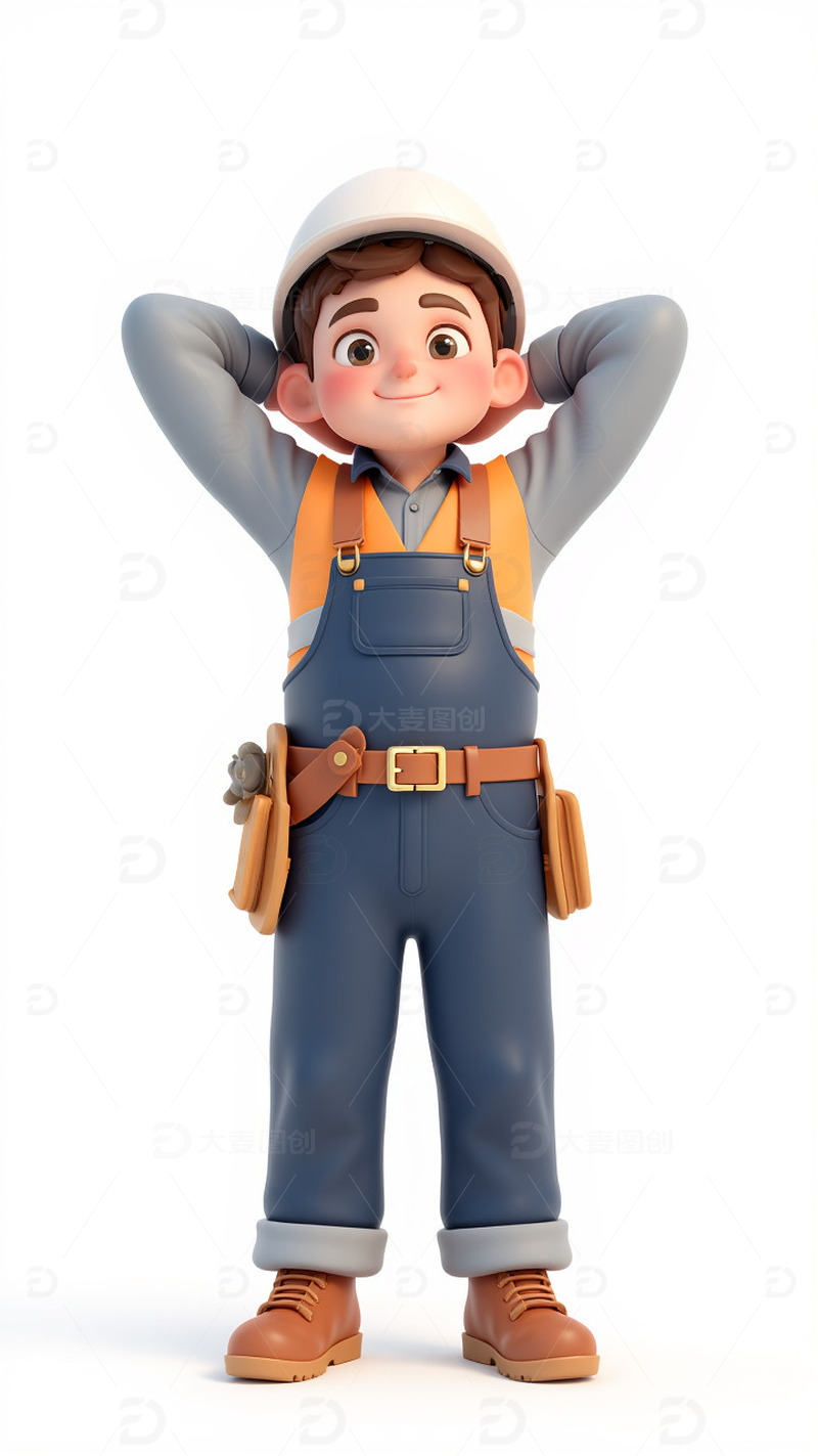 高清大图下载【趣麦麦图】可爱小孩盲盒IP设计