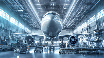 飞机维修维护场景