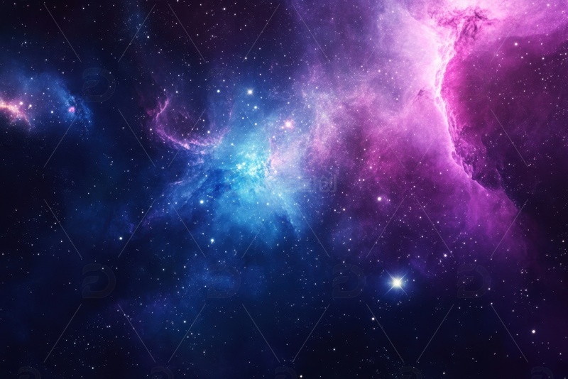 高清大图下载【趣麦麦图】璀璨的星河星云