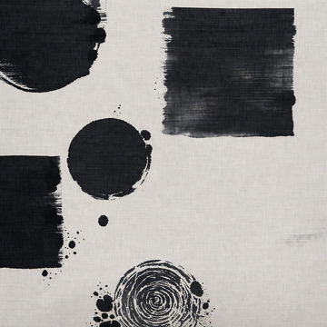 亚麻纹理的水墨泼洒1