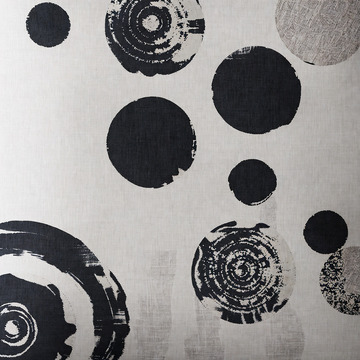 亚麻纹理的水墨泼洒8