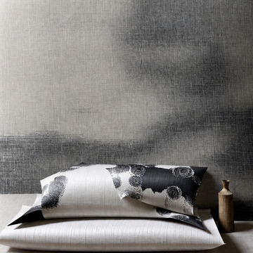 亚麻纹理的水墨泼洒7