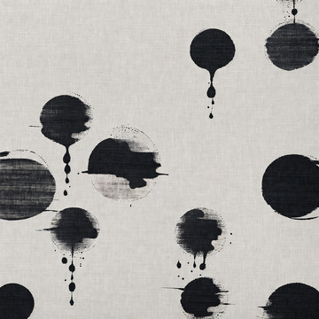 亚麻纹理的水墨泼洒19