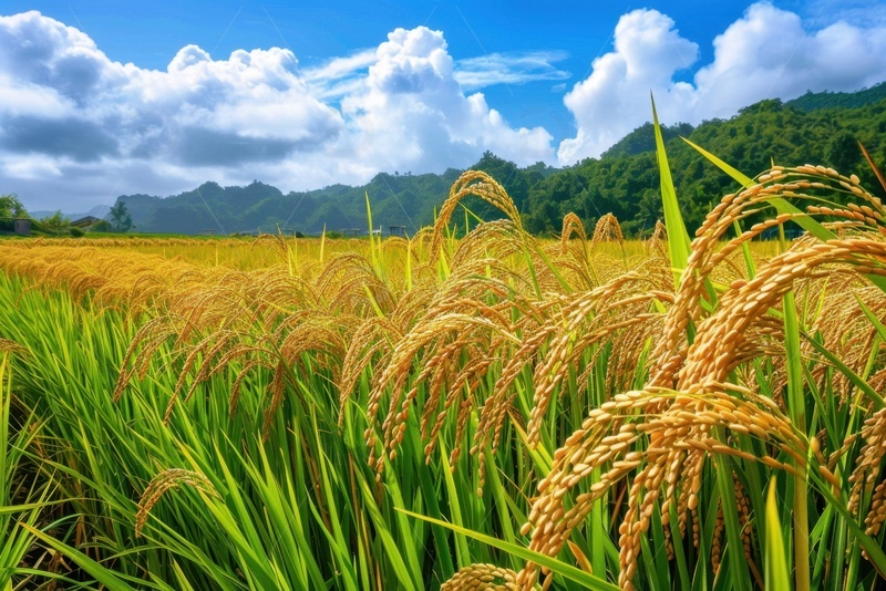 高清大图下载【趣麦麦图】水稻农田自然风景