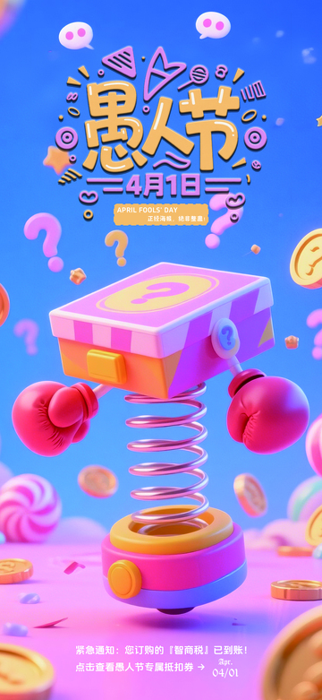 愚人节节日海报3