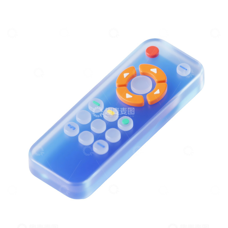 高清大图下载【趣麦麦图】遥控器三维立体图标