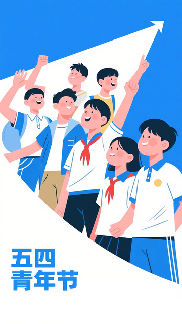 54青年节海报 9