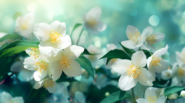 唯美茉莉花背景10