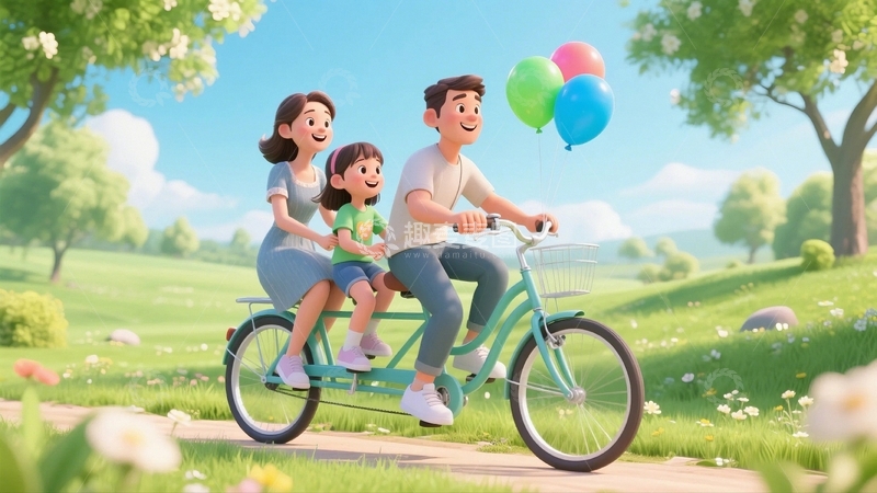 高清大图下载【趣麦麦图】春游踏青假期旅行3