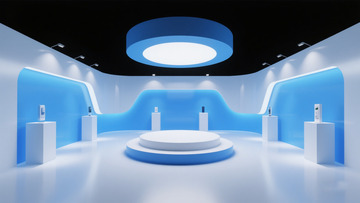 美陈设计产品展示台