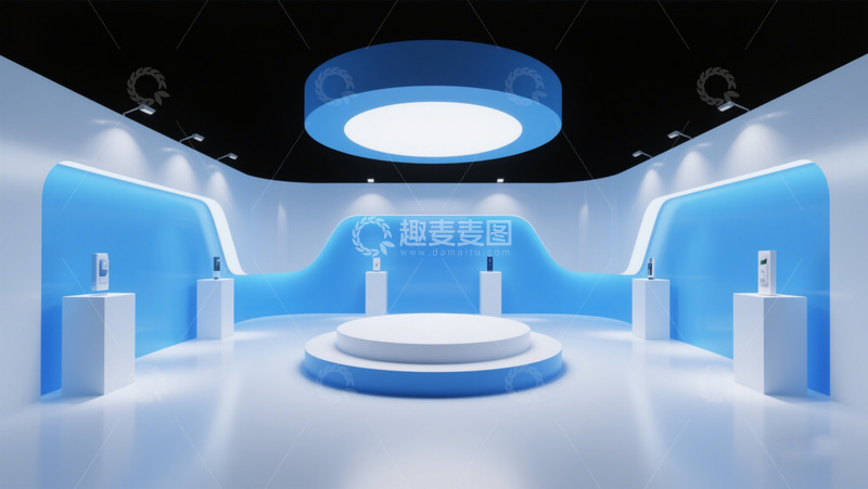 美陈设计产品展示台