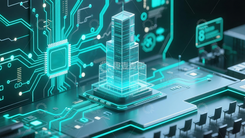 高清大图下载【趣麦麦图】数字城市21