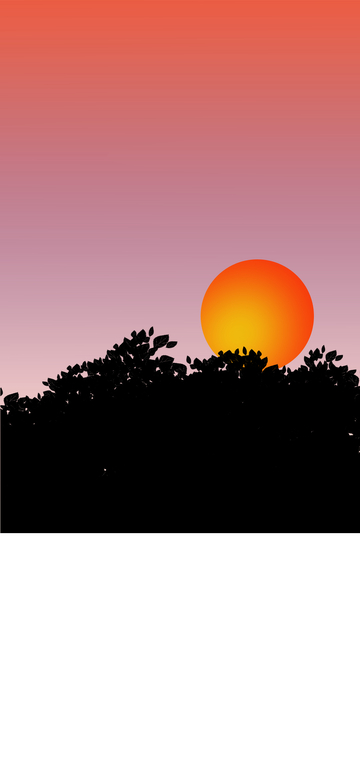 失败的晚霞太阳