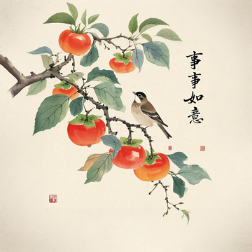 柿柿如意美术绘画2