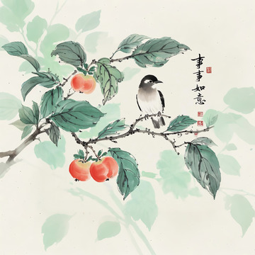 柿柿如意美术绘画