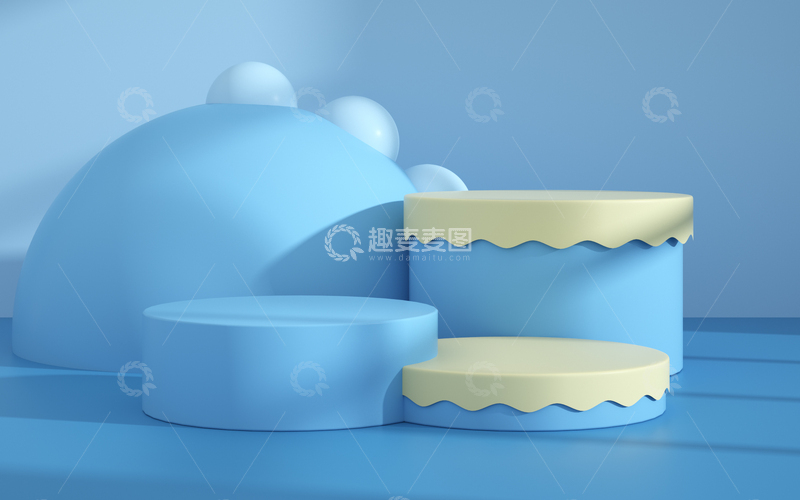 电商立体创意背景图29