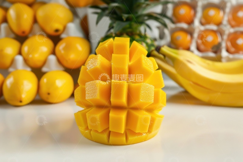 高清大图下载【趣麦麦图】新鲜的美味芒果